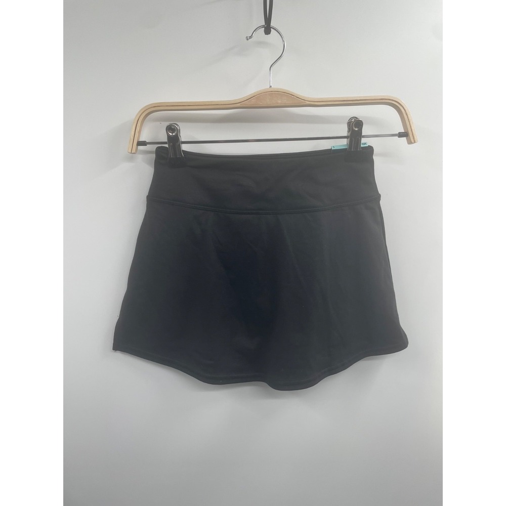 NWT DSG Core Performance Skort Women's Small Pure Black Elastic Waist Activewear